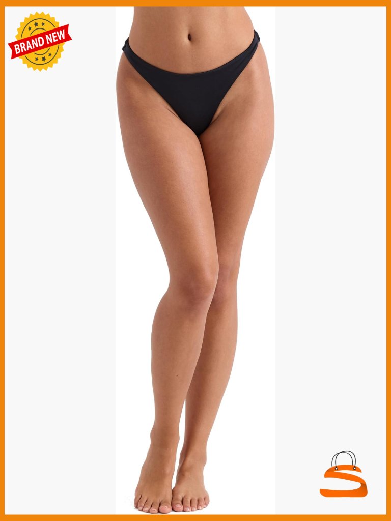 Seamless Cheeky Bikini Bottom Low Rise Upf 50+ Quick Dry X-Large